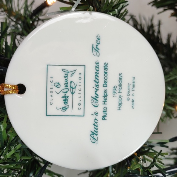 Pluto's Christmas Tree Ornament - Picture 2 of 5